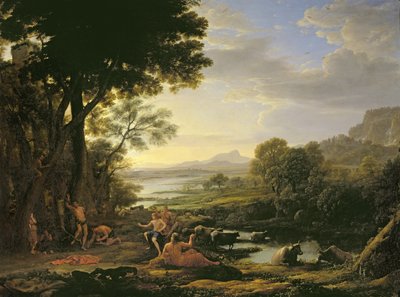 Apollo flaying Marsyas by Claude Lorrain